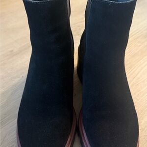 Black Suede Ankle Boots